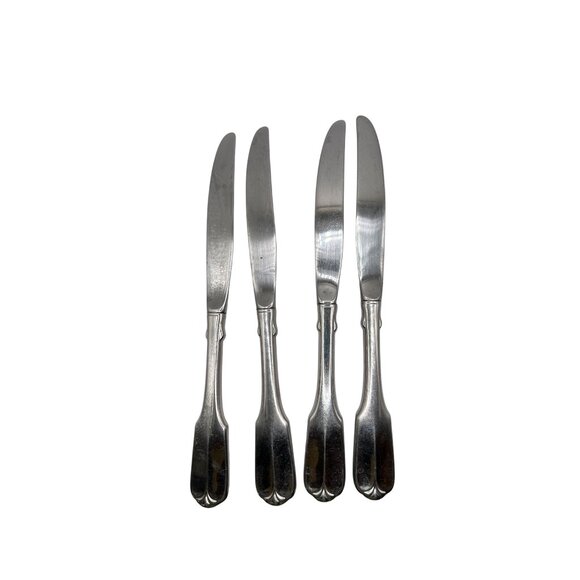 Oneida Silver Gloria Montclair Stainless Knives Set Of 4 - Picture 2 of 4